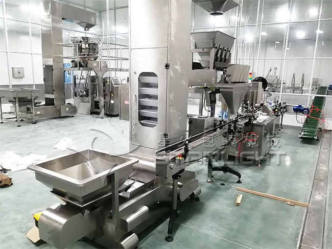 星火預制菜稱重灌裝機械設備展示